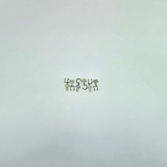 Ear Simulator Hoop Cross and Crown