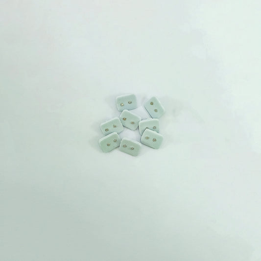 Topos De Plata Blanco 3x3