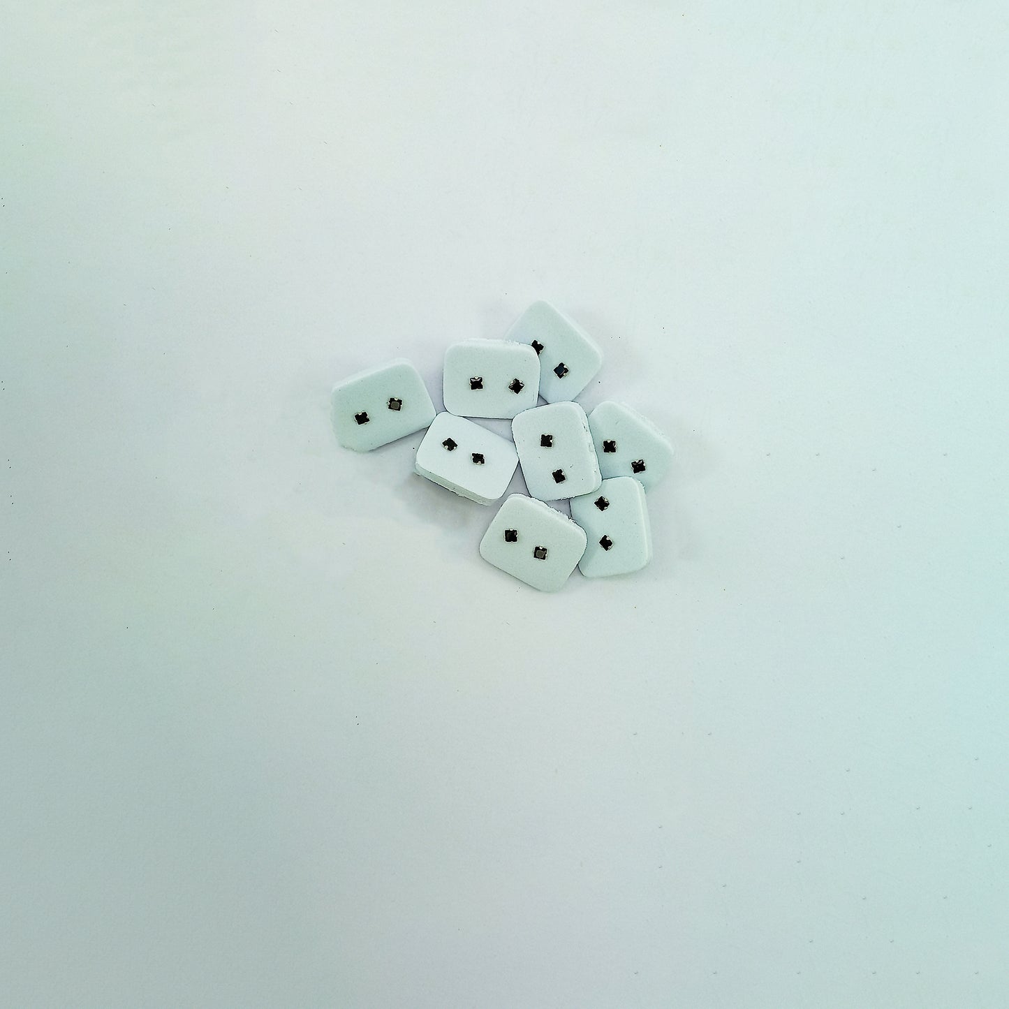 Topos De Plata Negro 3x3