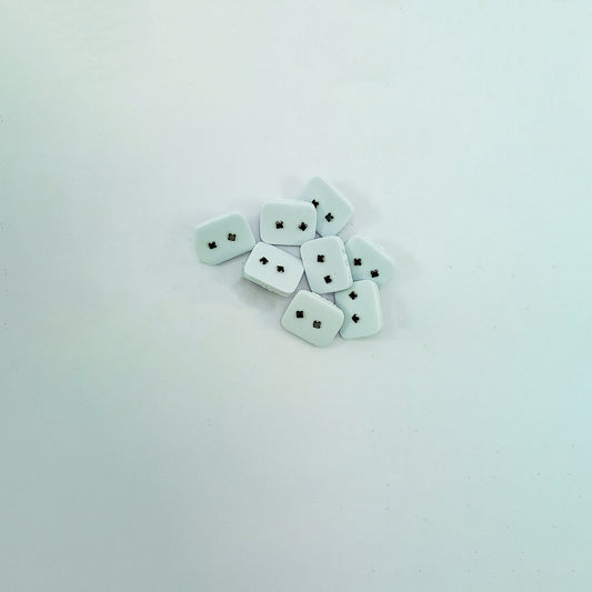 Topos De Plata Negro 3x3