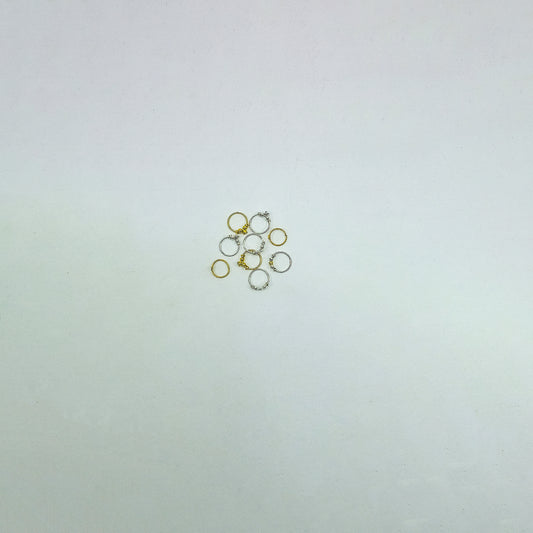 Aro Nariz Diseño Plata