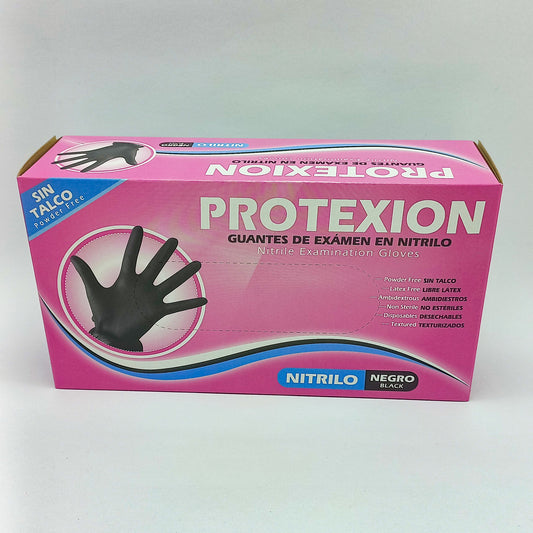 Guantes Nitrilo Negro Caja X 100